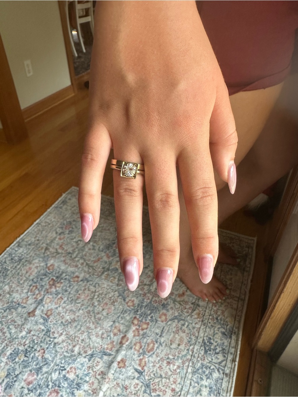 Coach Gold-Tone Ring Set - Picture 2 of 5
